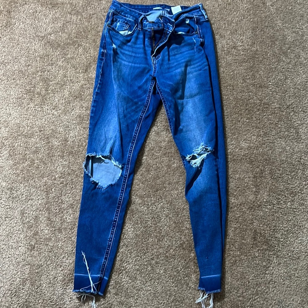 old navy super skinny rockstar jeans size 4